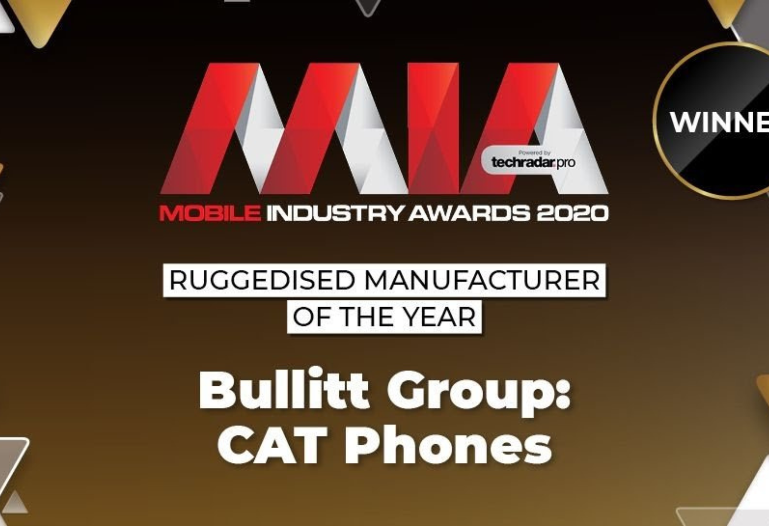 CAT PHONE GANA EL PREMIO AL FABRICANTE DE TELÉFONOS RESISTENTES DEL AÑO