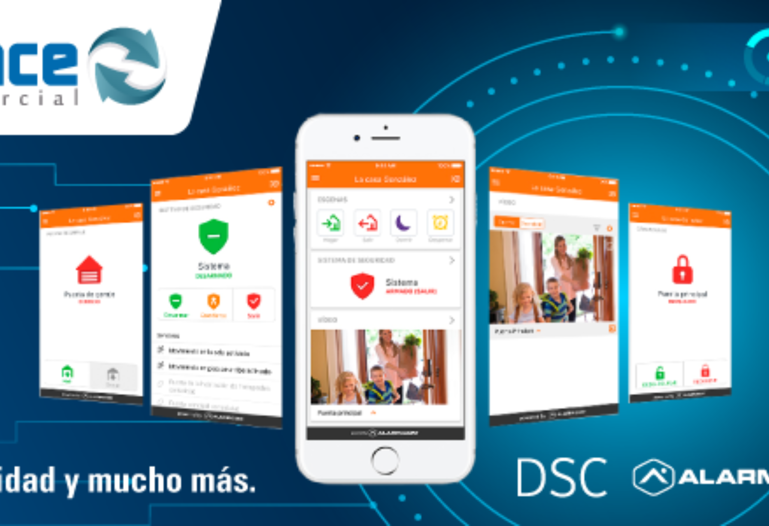 DSC y Alarm.com un paso adelante de los sistemas tradicionales de monitoreo de alarmas.